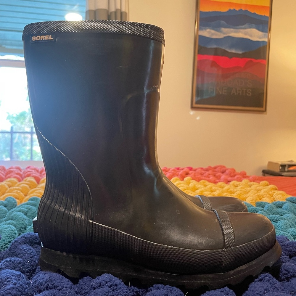 Sorel Women's Black Rain Boots